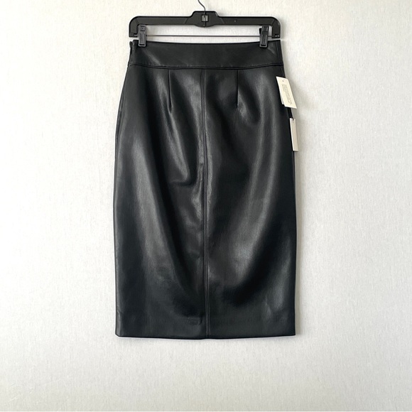 Aritzia Babaton Pegu Vegan Leather Skirt - Picture 4 of 6